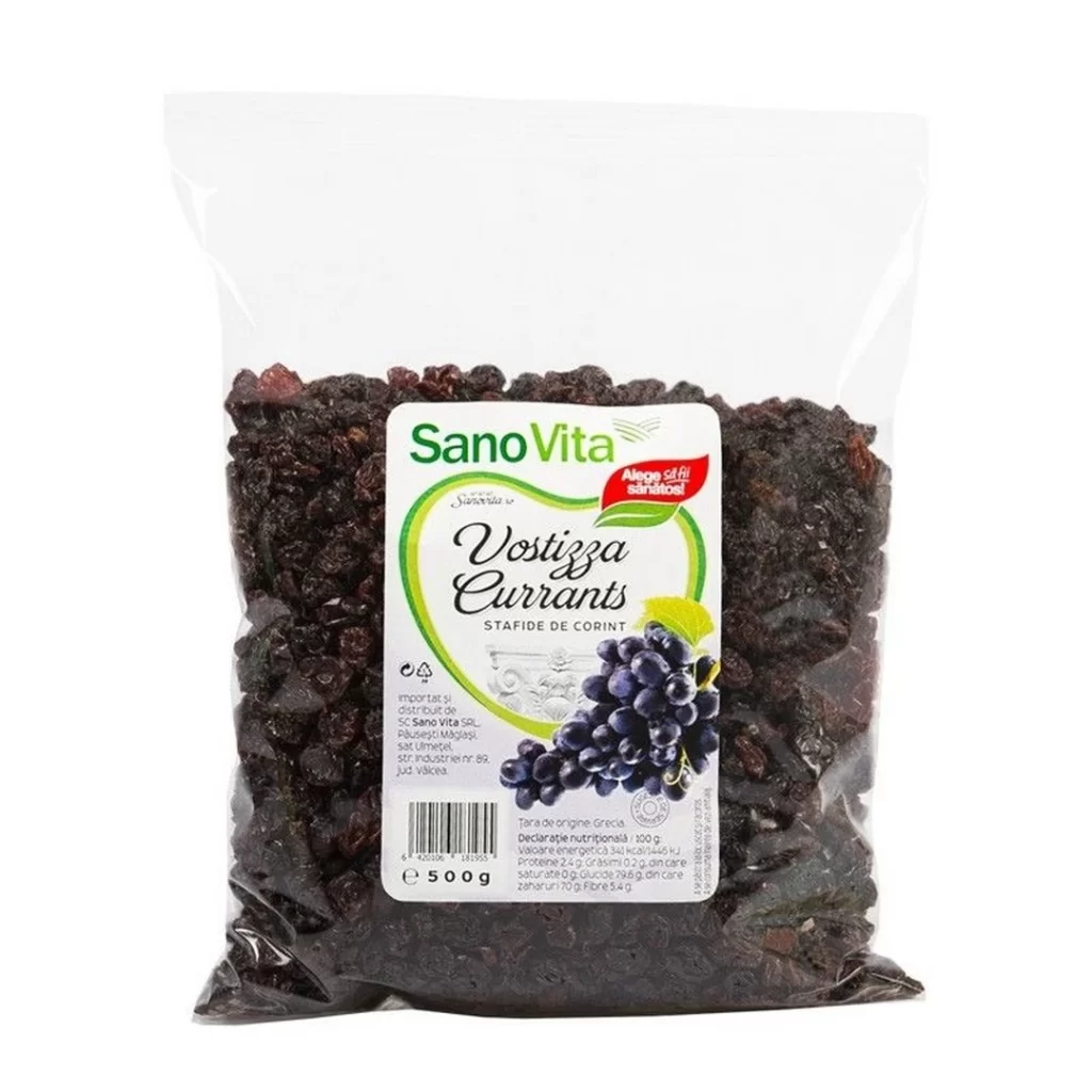 Struguri uscati de Corint 500g Sanovita