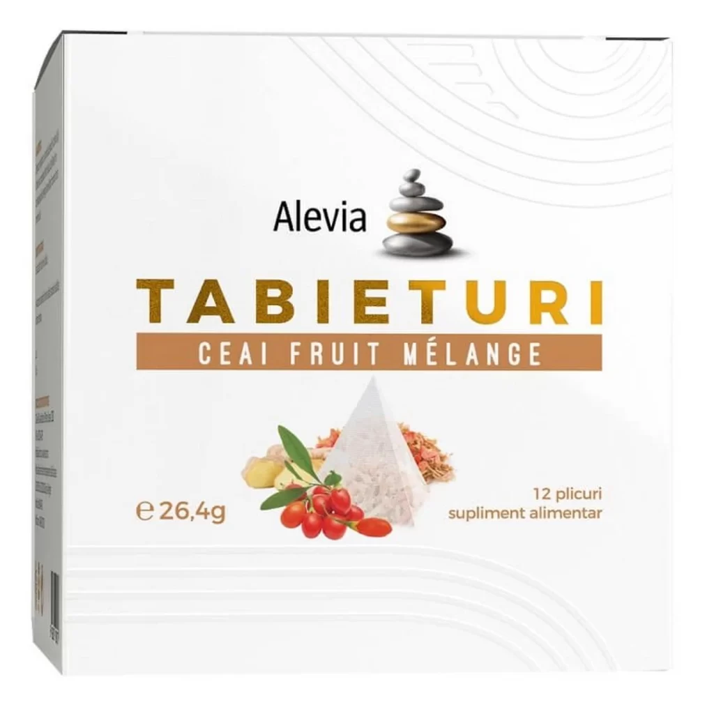 TABIETURI Ceai fruit melange 12 pl Alevia