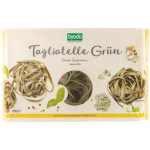 Tagliatelle verzi cu spanac BIO 250g Byodo