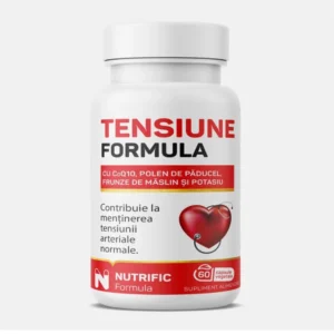 Tensiune formula cu coenzima Q10 60 cp vegetale Nutrific