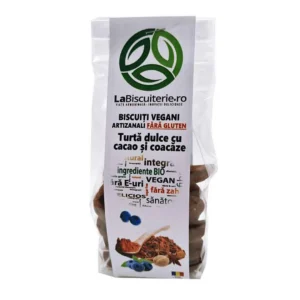 Turta dulce cu cacao si coacaze Fara gluten 120g LaBiscuiterie