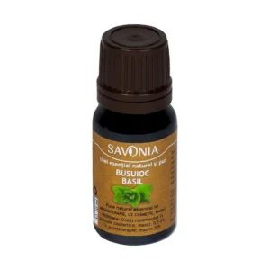 Ulei esential de busuioc pur - uz extern 10 ml Savonia