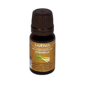 Ulei esential pur de citronella - uz extern 10 ml Savonia