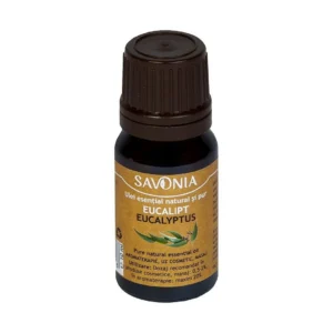Ulei esential pur de eucalipt - uz extern 10 ml Savonia