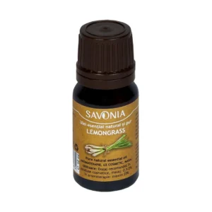 Ulei esential de lemongras pur - uz extern 10 ml Savonia