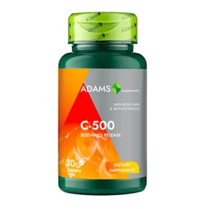 Vitamina C-500 cu macese 30 tb Adams Vision