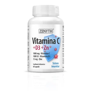 Vitamina C + D3 + Zn 60 cp Zenyth