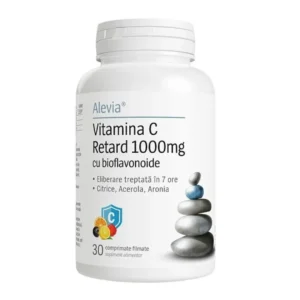 Vitamina C Retard 1000mg cu bioflavonoide 30 cps Alevia