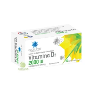 Vitamina D3 2000UI 60cp Biosunline