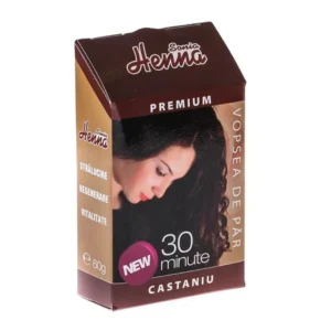Vopsea Par Henna Sonia Premium Castaniu 60gr Kian Cosmetics