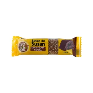 Baton de susan cu ciocolata neagra 30g Solaris