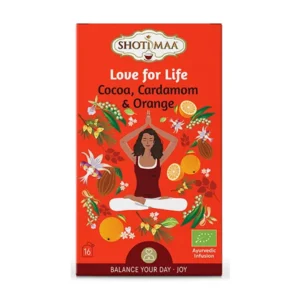 Ceai Love for life cu cacao, cardamom si portocala 16pl BIO Shotimaa