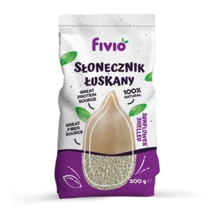 Seminte de floarea soarelui decojite 500g Fivio