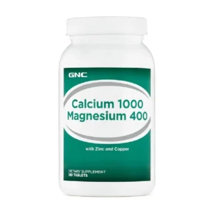Calciu 1000 mg Magneziu 400 mg 180 tb GNC