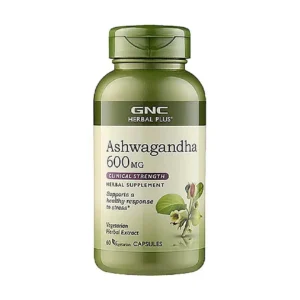 Herbal Plus KSM-66 Ashwagandha 600 mg 60 cps  GNC