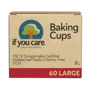 Hartie de copt briose nealbita Large 60 buc If You Care