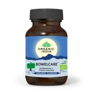 Bowelcare balonare si tranzit intestinal BIO 60 cp Organic India