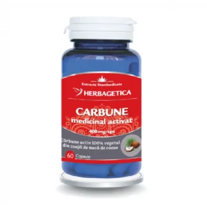Carbune medicinal activat 60 cp Herbagetica