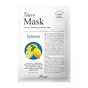 Masca 7Days PLUS Lamaie + Vitamina C pentru luminozitate a tenului 23g Ariul