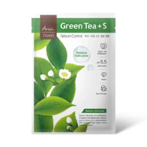 Masca 7Days PLUS ceai verde si acid salicilic cu betaina control sebum 23g Ariul