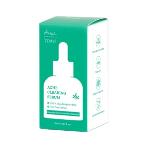 Serum 7days tratament acnee si cosuri 30.5% Cica solution + BHA + Tea Tree 20 ml Ariul