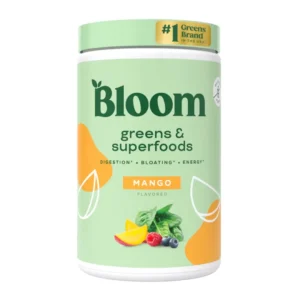 Bloom Greens and Superfoods - Mango, Amestec de Super-Alimente Verzi cu Aroma de Mango 141g GNC