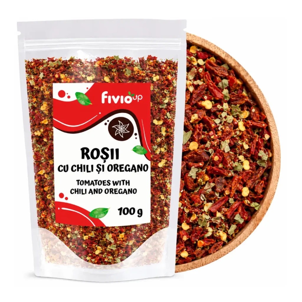 Rosii cu chilli si oregano 100 g Fivio UP