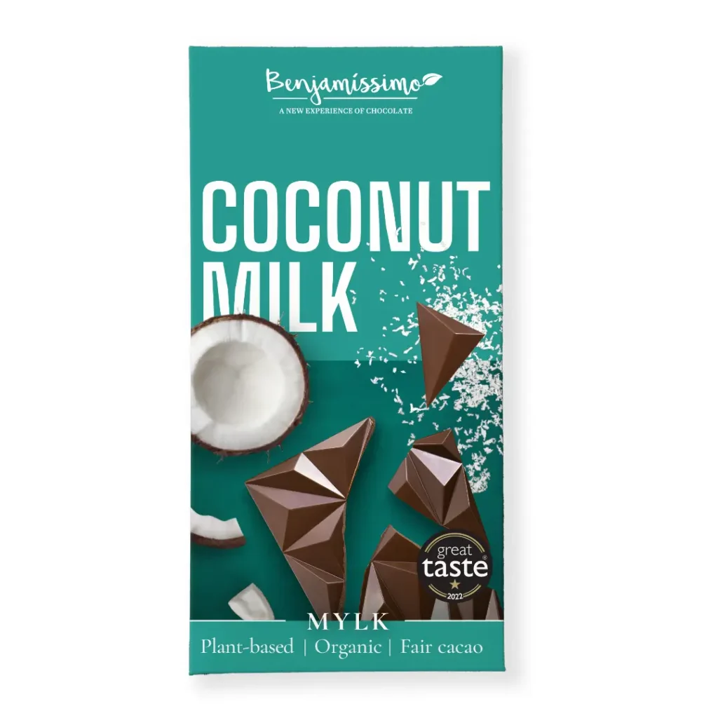 Ciocolata cu cocos BIO 60g Benjamissimo
