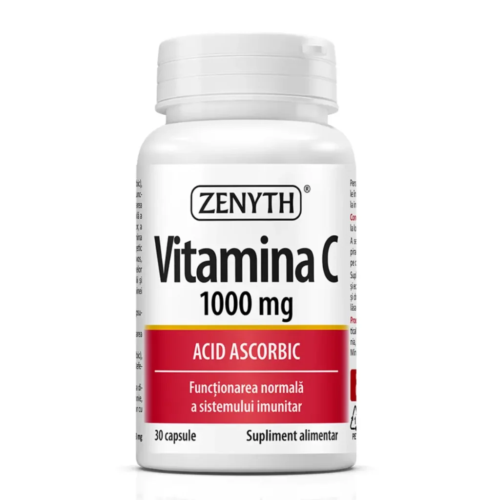 Vitamina C 1000mg (acid ascorbic) 30 cp Zenyth