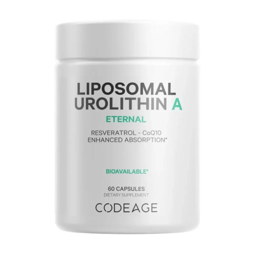CodeAge Liposomal Urolithin A, Formula Avansata de Urolitina A pentru Regenerare Celulara 60 cps GNC
