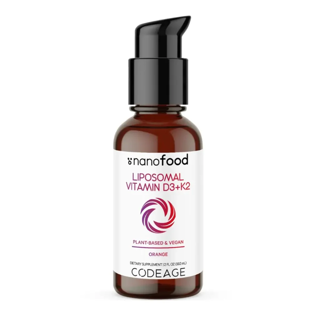 CodeAge Vitamina D3+K2 Lipozomala cu Aroma de Portocala Formula Avansata pentru Absorbtie Superioara 59.2 ml GNC