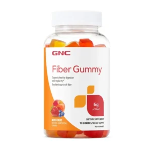Fiber Gummy Jeleuri cu Fibre cu Aroma de Fructe Asortate 90 jeleuri GNC