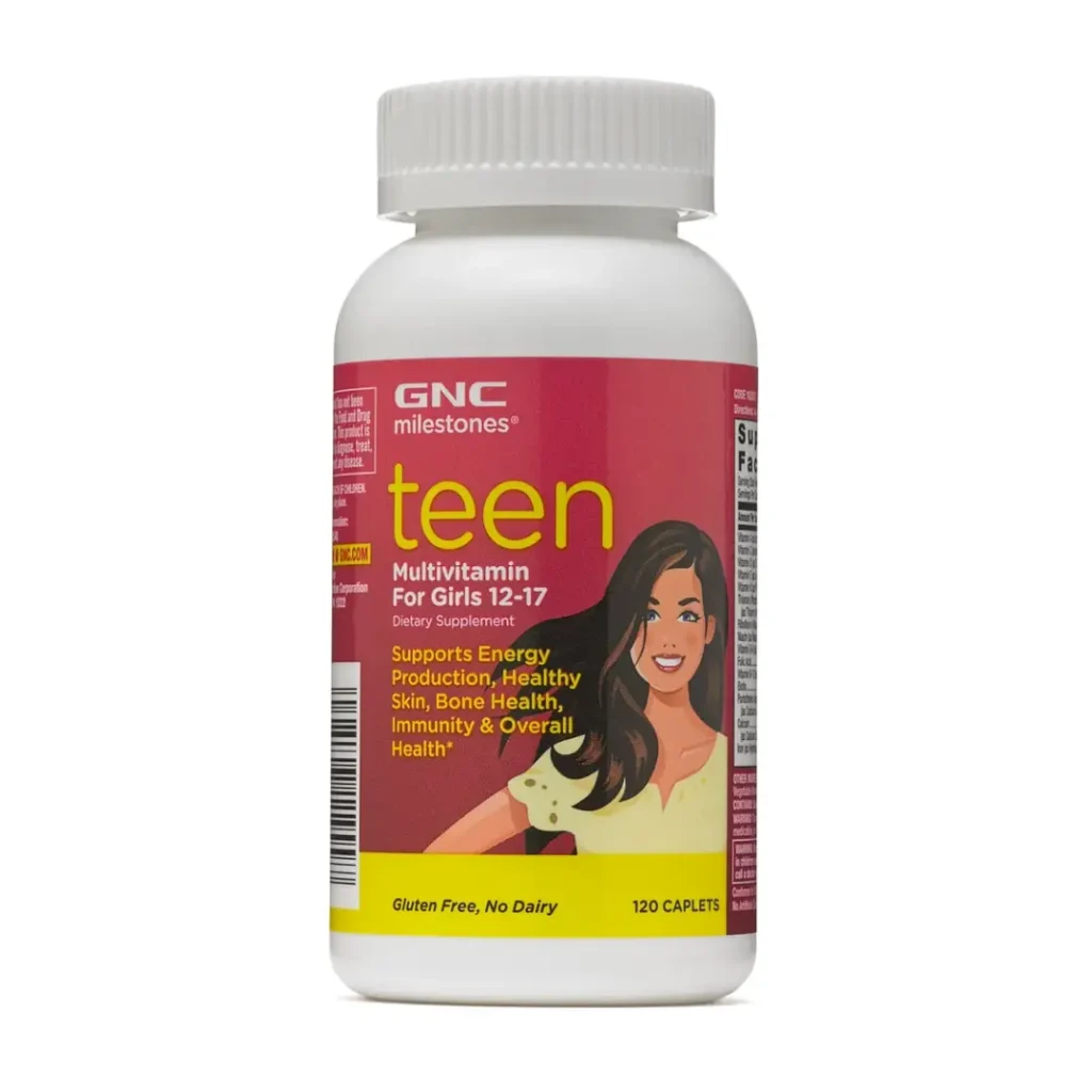 Milestones Multivitamine pentru Fete 12-17 ani 120 tb GNC