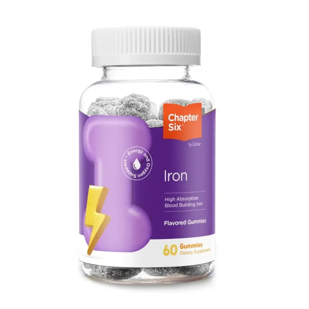 ZAHLER Chapter Six Iron Supplement Formula de Fier Completa 60 jeleuri GNC