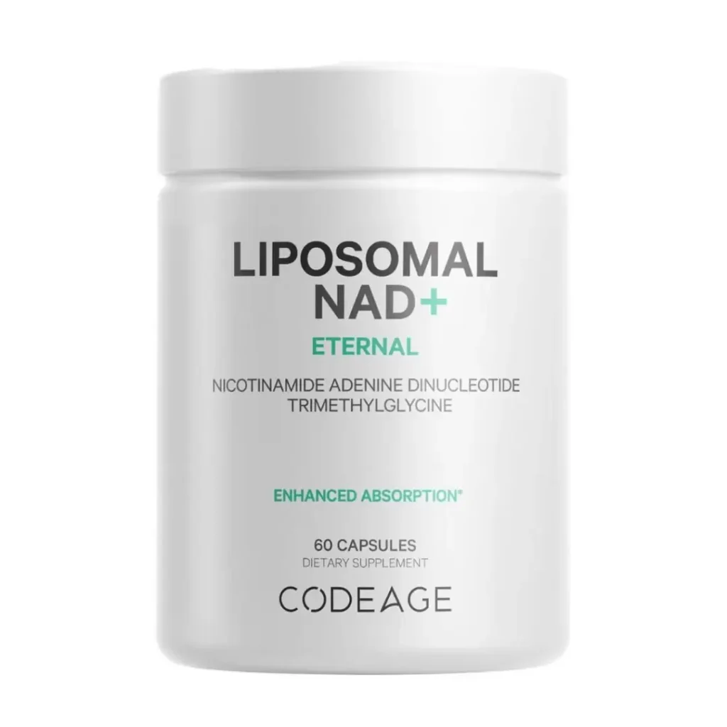 CodeAge Liposomal NAD+ Eternal cu Betaina TMG 60 cp GNC