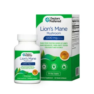 Doctors Prefered Lion's Mane Mushroom - Ciuperca Coama Leului 1000 mg 60 cp GNC