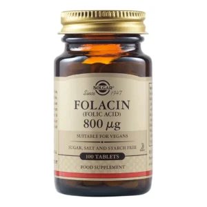 Acid folic (Folacin) 800mg 100tb Solgar