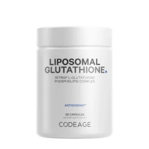 CodeAge Liposomal Glutathione, Glutation Lipozomal Setria®, 60 cps GNC