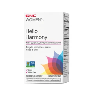Hello Harmony Formula pentru Echilibrul Hormonal, Emotional si Elasticitatea Pielii Femeilor, 90 cps GNC