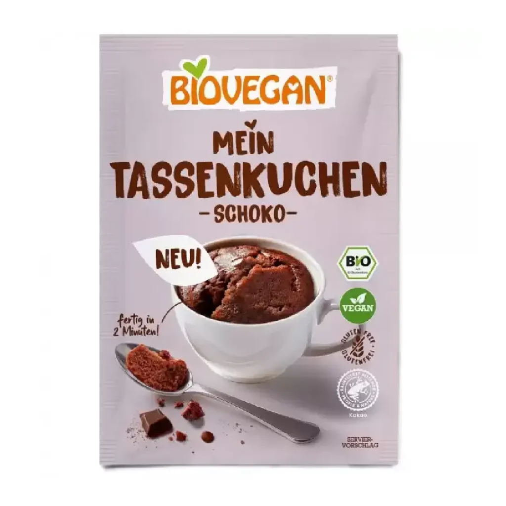 Mix pentru prajitura cu ciocolata la cana fara gluten bio 55g Biovegan