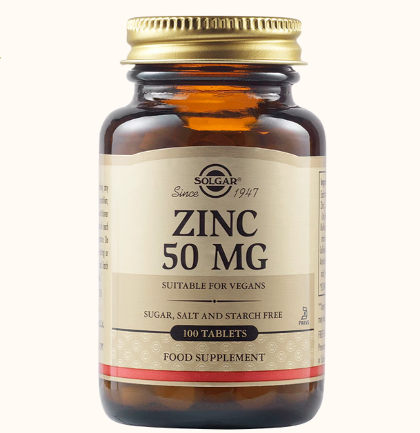 Zinc 50mg 100tb Solgar