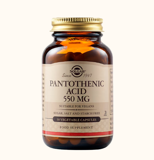 Acid pantothenic 550mg (vitamina B5) 50cps veg Solgar