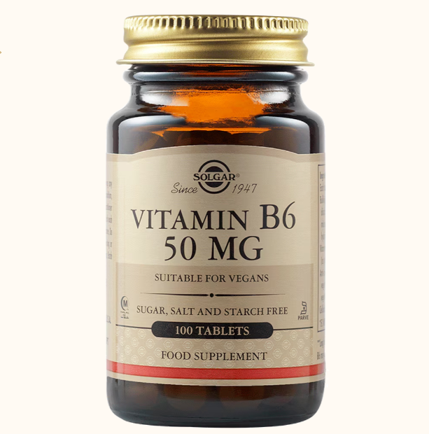 Vitamin B6 50mg , 100tb Solgar