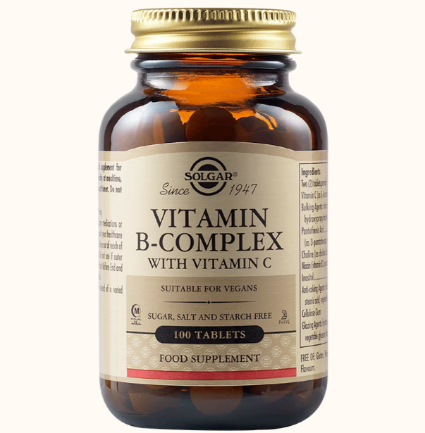 Vitamina B-Complex cu Vitamina C 100tb Solgar