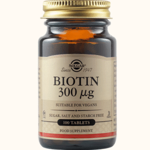 Biotina 300mg 100 cp Solgar