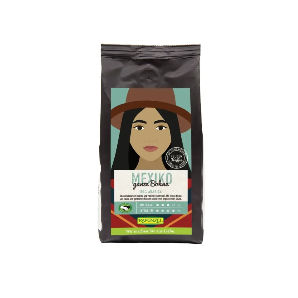 Cafea arabica boabe mexico eco 250g Rapunzel