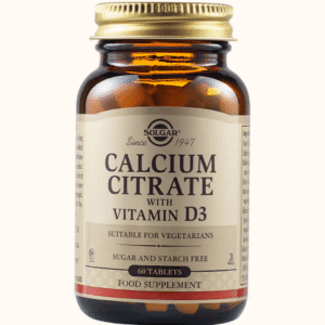 Calciu citrat cu vitamina D3 , 60tb Solgar