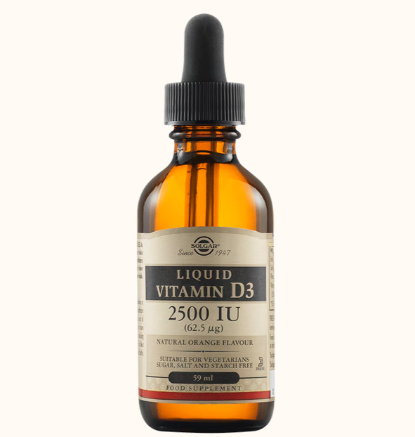 Vitamina D3 lichida 2500IU 59ml Solgar