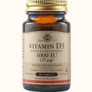 Vitamina D3 1000 IU 90 cp Solgar