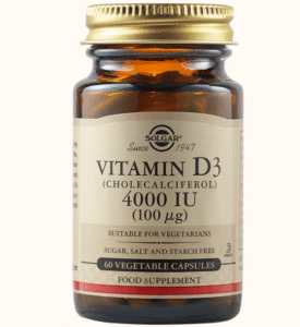 Vitamina D3 4000IU (100mg) 60cps veg Solgar